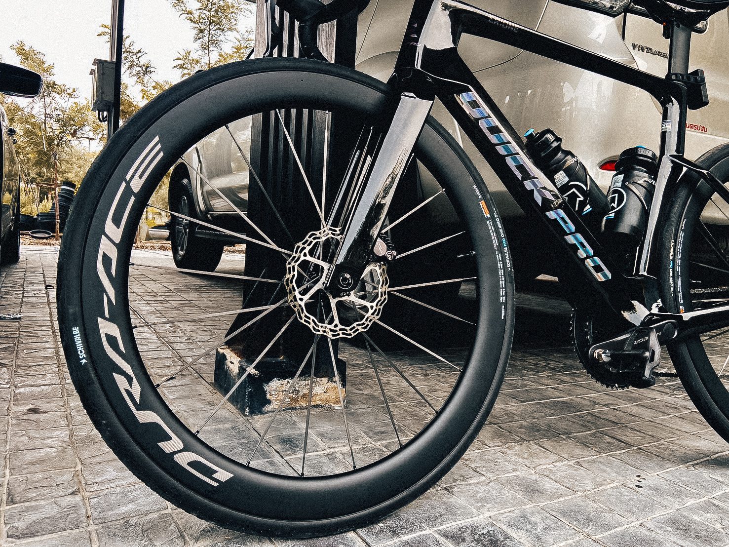QuickPro ERone กับล้อ Dura-Ace C50