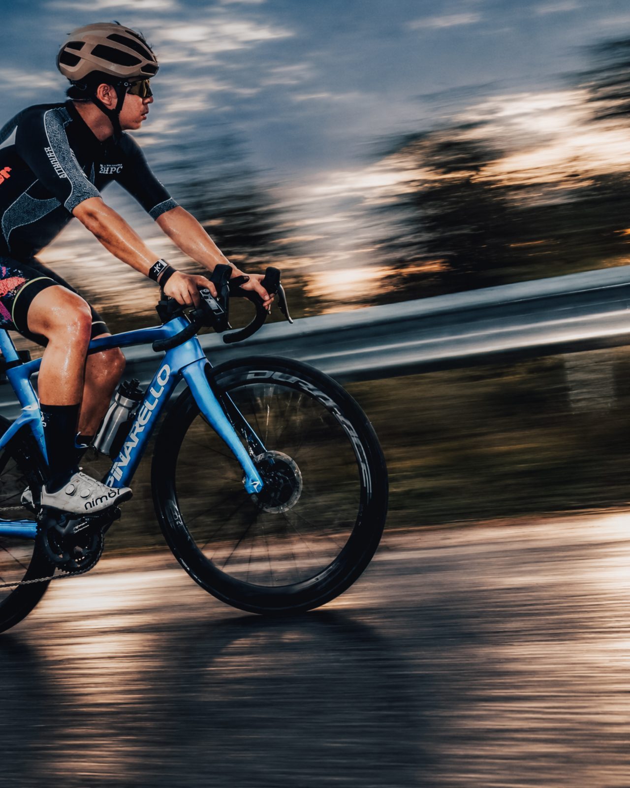 การปั่นช่วง golden hour ด้วยล้อ Dura-Ace C50